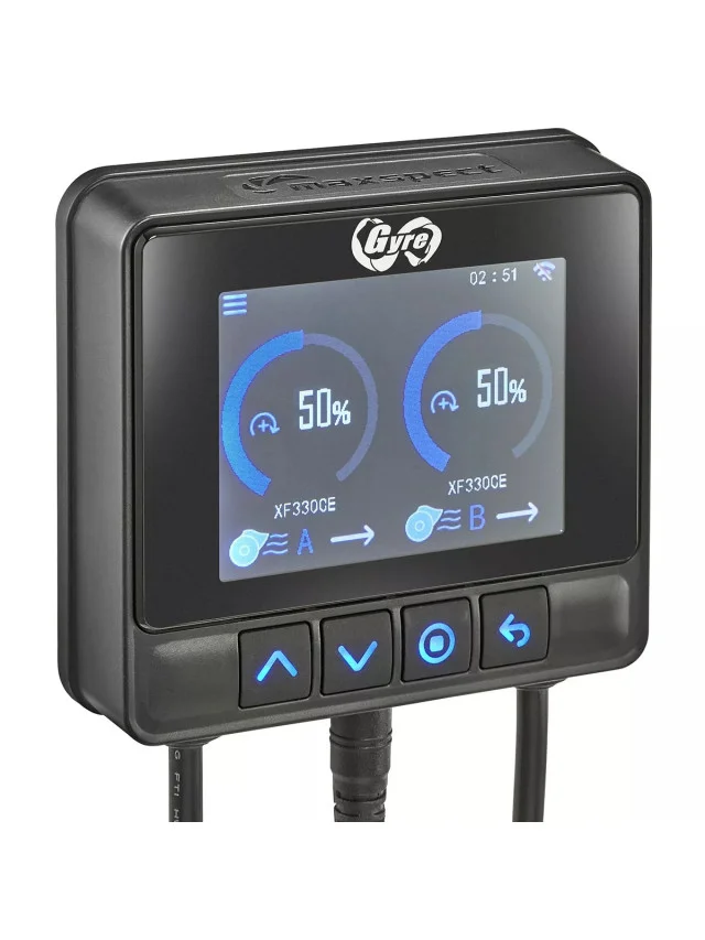 Maxspect Double Gyre XF350CE-C2P Gen 2.0 - Kit 2 Pompe a flusso incrociato 5-52W - 20000 lt/h + Controller Cloud Edition per acquari da 300 a 3000 lt - immagine 3