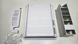 Zolux Vano filtro Bianco di ricambio per Acquario Tana 60 - 80 e 100 - con supporti, ventose e coperchio