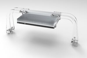 GNC Bridge X M - Supporto in alluminio e PMMA per installazione da 1 a 3 plafoniere bordo vasca