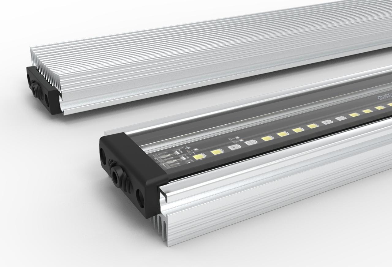 GNC SilverMoon X FW - Dolce - Barra LED per acquari d'acqua dolce con piante da 35 a 150 cm