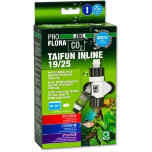 JBL Proflora Co2 Taifun inline 19/25 - Diffusore per tubi da 19-25 mm da montare lungo la mandata del filtro