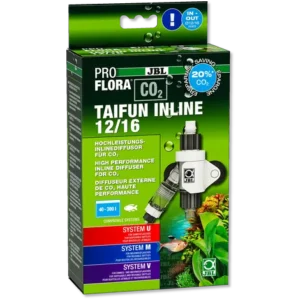 JBL Proflora Co2 Taifun inline 12/16 - Diffusore per tubi da 12-16 mm da montare lungo la mandata del filtro