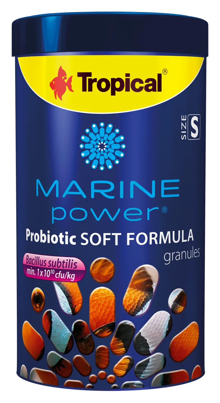 Tropical Marine Power Probiotic Soft Formula S 100ml/60 gr - mangime in granuli morbidi per pesci d'acquario marino