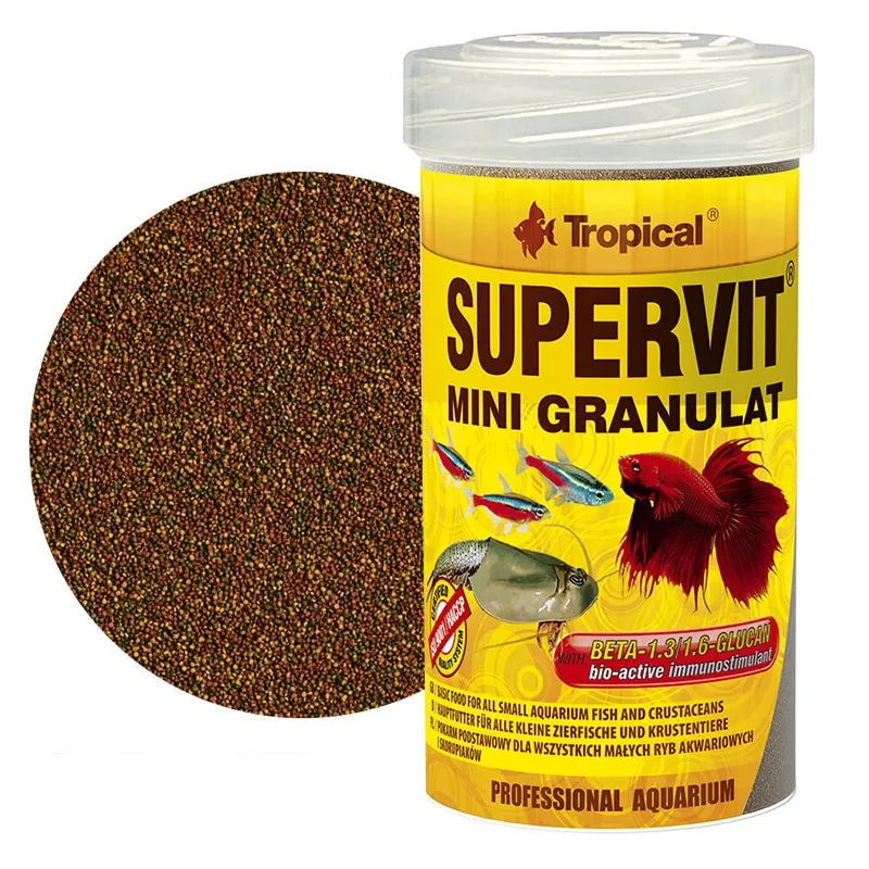 Tropical SUPERVIT MINI GRANULAT 250ml/150gr. mangime in mini granuli