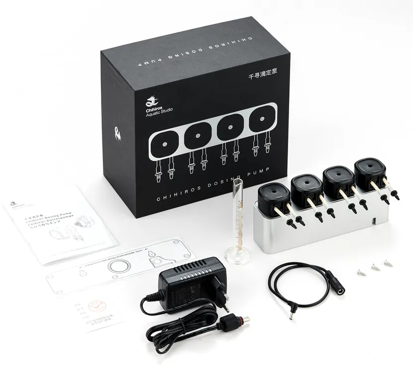 Chihiros Dosing Pump - Pompa dosometrica a 4 canali con App per fertilizzanti dolce