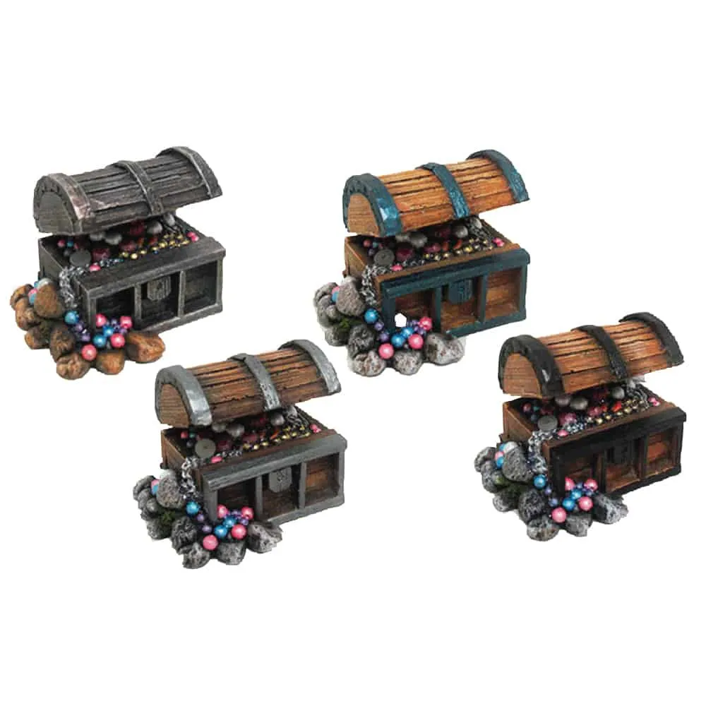 Amtra Action Forziere con tesoro 9x8x6 cm - arredo con attacco per aeratore