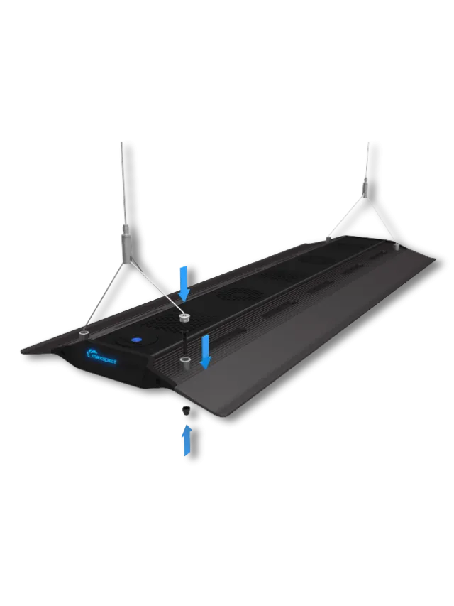 Maxspect RSX 300W Plafoniera a led 120-150 cm - staffe comprese - per acquari marini