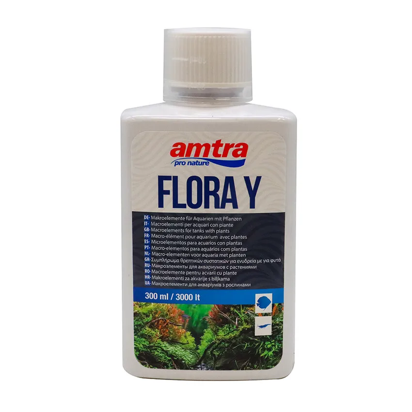 Amtra Flora Y - 150 ml - fertilizzante liquido a base di Nitrato, Fosfato, Potassio e Microelementi