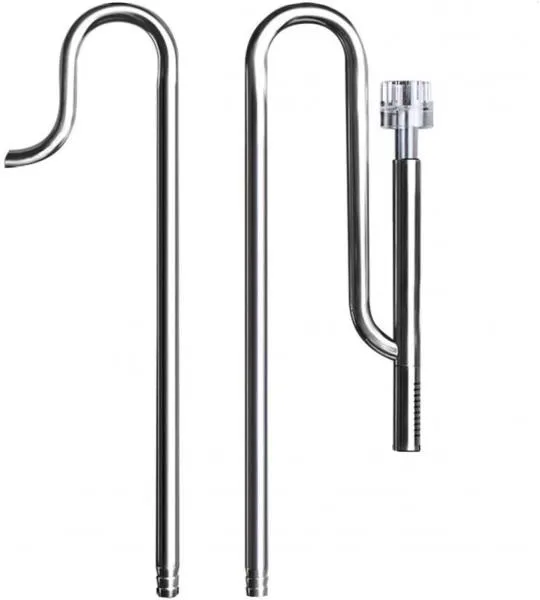 Whimar Stainless In-Out Set + Surface Skimmer 12/16mm per Filtri esterni con tubi da 12/16mm