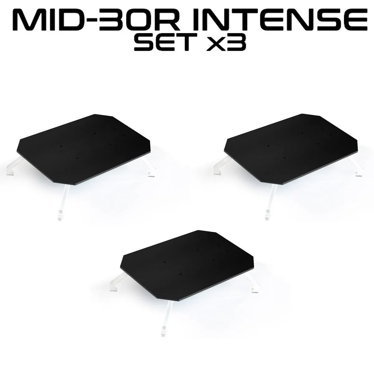 Skylight Mid-30 Intense 9.6w - 3 lampade - plafoniere led per terrari 90x45x60h cm con alimentatore e diramatore