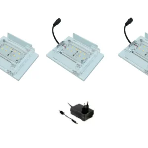 Skylight Tiny RH 6w - 3 lampade - plafoniere led per terrari 60x45x60h cm con alimentatore e diramatore