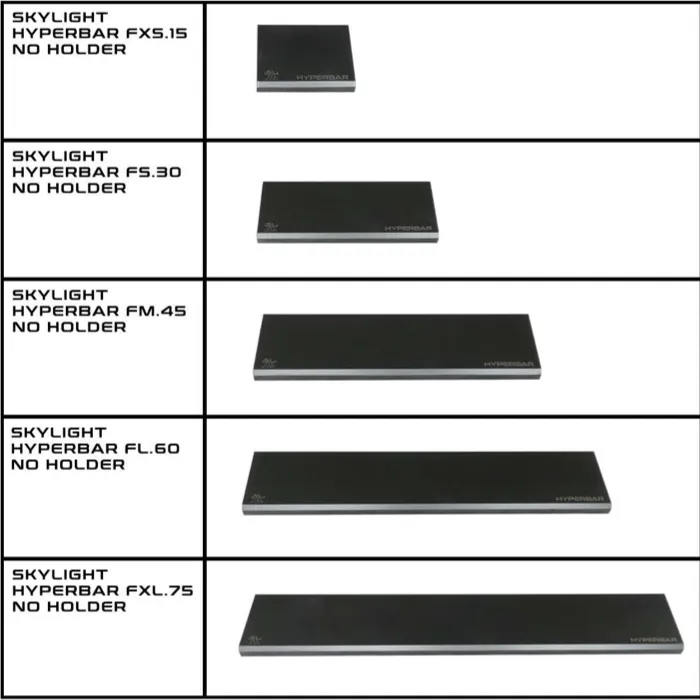 Skylight Hyperbar FL.60 Freshwater 64w - 60x13 cm - plafoniera per acquario d'acqua dolce o terrario di 60-80 cm con app