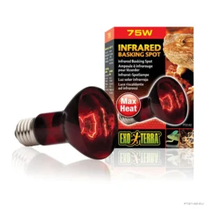 Exo Terra Infrared Basking Spot 75W - Heat Glo Infrared - lampada infrarossi per basking per terrario - cod. PT2142