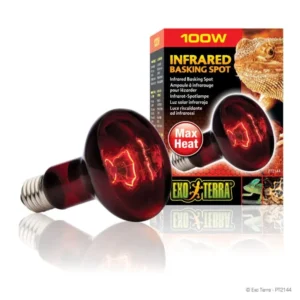 Exo Terra Infrared Basking Spot 100W - Heat Glo Infrared - lampada infrarossi per basking per terrario - cod. PT2144