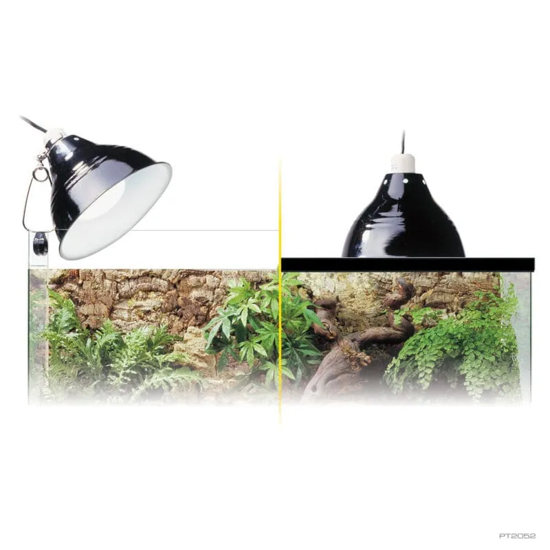 Exo Terra Glow Light Small 14 cm - portalampada in porcellana per terrario - cod. PT2052