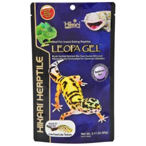 Hikari Leopa Gel 60 Gr. - Mangime in gel per gechi leopardini e altri rettili insettivori
