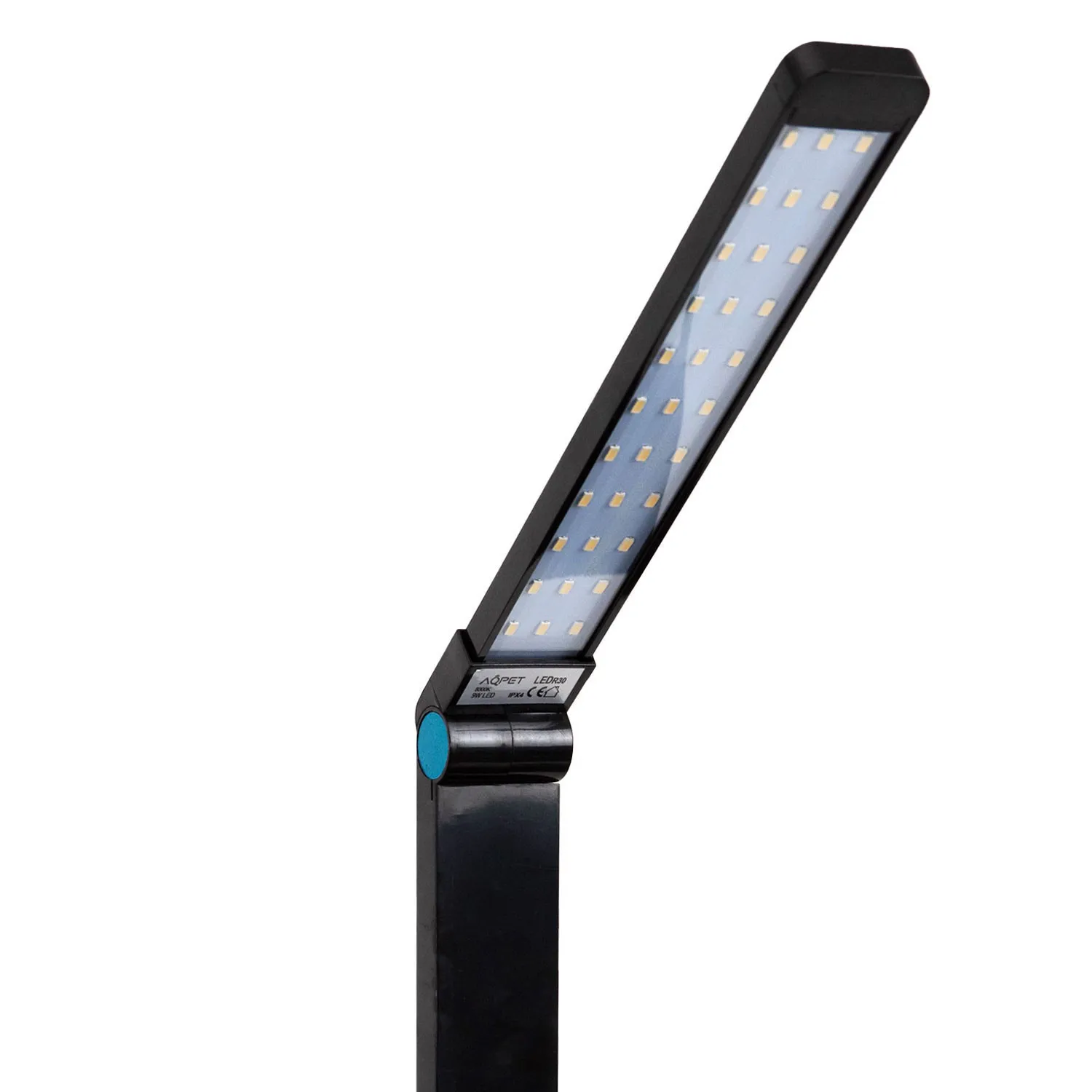 Aqpet Kube 30 Rear Kit - Acquario in vetro extrachiaro 27 lt - 30x30x30cm - dolce o marino - completo di filtro e luce a led
