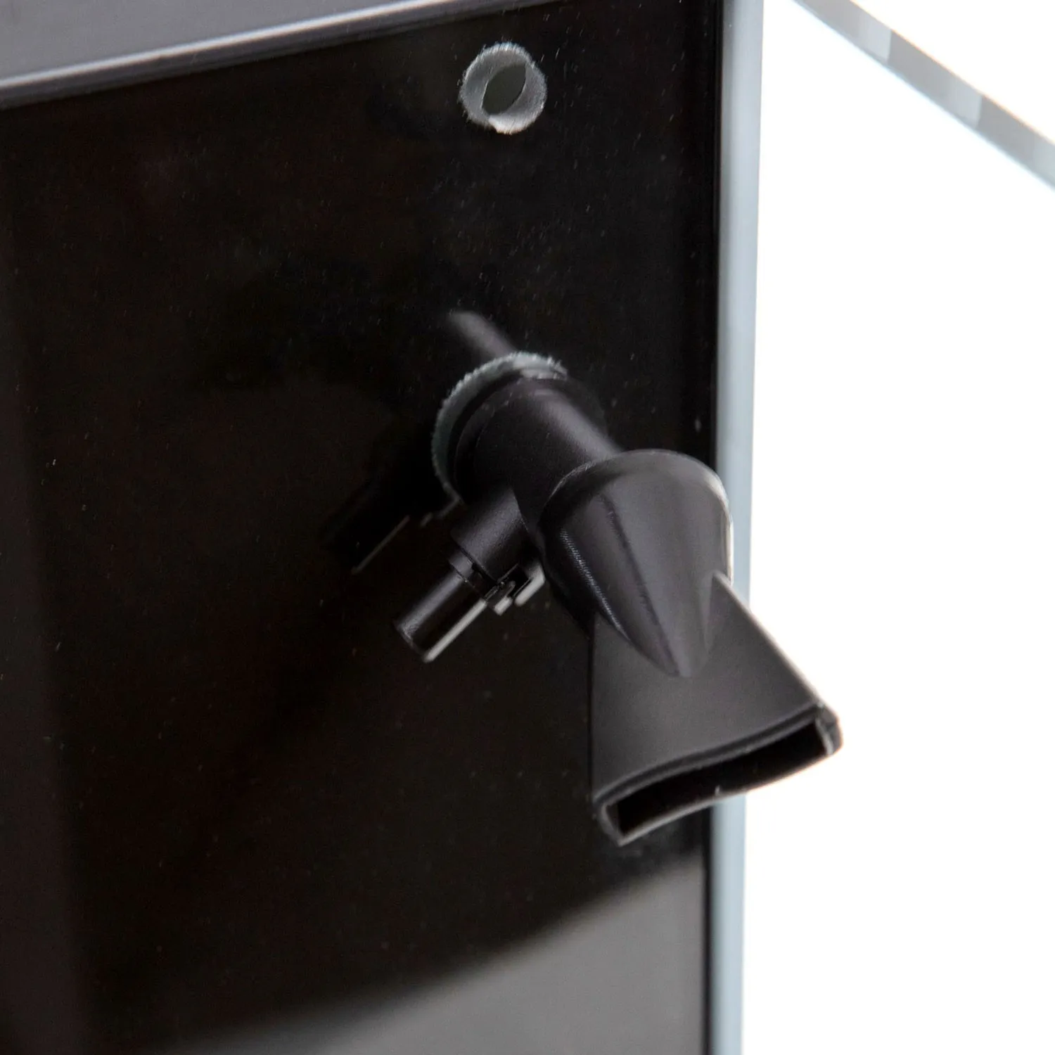Aqpet Kube 30 Rear Kit - Acquario in vetro extrachiaro 27 lt - 30x30x30cm - dolce o marino - completo di filtro e luce a led