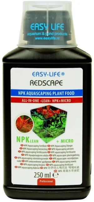 Easylife RedScape 250 ml - fertilizzante liquido professionale per aquascaping con NPK magro e oligoelementi