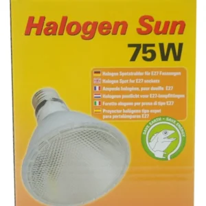 Lucky Reptile – Halogen Sun 75W Lampada alogena - lampada alogena per terrario - cod. REP-HS-75