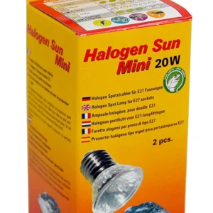 Lucky Reptile – Halogen Sun Mini 20W - 2 pz - Lampada alogena - lampada alogena per terrario - cod. REP-HSM-20