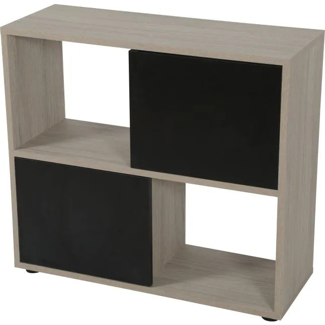 Zolux Supporto Tana Iseo Trend 80 Nero - mobile per acquario 80x30x72h cm - black