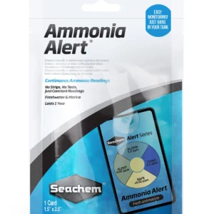 Seachem Ammonia Alert 1 year - test permanente di Ammoniaca per acquario d'acqua dolce e marino - durata 1 anno
