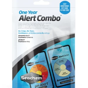 Seachem One Year Alert Combo - test permanente di PH e Ammoniaca per acquario d'acqua dolce - durata 1 anno