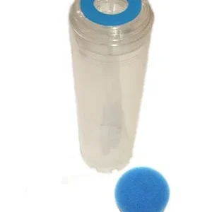 Forwater Cartuccia vuota trasparente apribile per impianto osmosi a bicchieri da 10" - post filtro resine