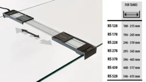 Newa Slim LED DayLight NS178 - plafoniera LED 2.3 w - 6200°K per acquari da 19,6 a 26,5cm