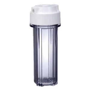Forwater Bicchiere vuoto trasparente con doppio oring per impianto osmosi a bicchieri da 10" - ricambio