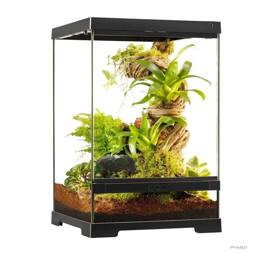 Exo Terra Pro Terrarium X-Small Tall 30x30x45 cm - terrario - acquaterrario, paludario, terracquario - cod. PT4401