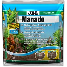 JBL MANADO 3 l - Substrato naturale per acquario - granulometria 0.5-2 mm