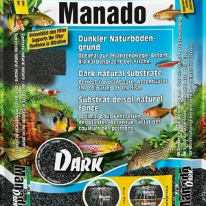 JBL MANADO DARK 3 l - Substrato naturale per acquario - granulometria 1.5-2.5 mm