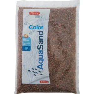Quarzo ceramizzato MARRONE MOKA 2-3 mm 5Kg AquaSand - fondo inerte per acquario