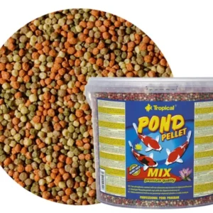 Tropical POND PELLET MIX - Secchiello da 5 lt/700gr. mangime galleggiante per tutti i pesci da laghetto