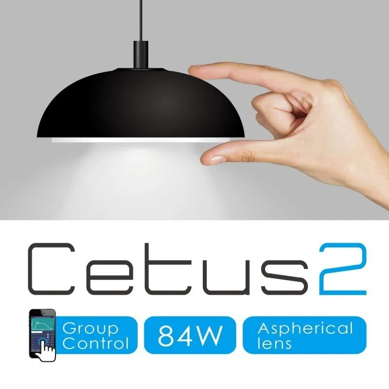 PLAFONIERA CETUS 2 - 84 WATT SALTWATER - HM ELECTRONICS - per acquari marini e nano reef