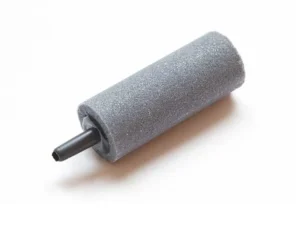 Diffusore in Carborundum anticorrosione M 20x50 mm per acquario dolce o marino - perlage fine - Pietra Porosa