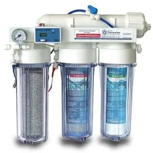 Forwater Osmopure75 PRO08 - 75 GDP - DDS Tecnology - Impianto osmosi professionale a bicchiere con deionizzatore