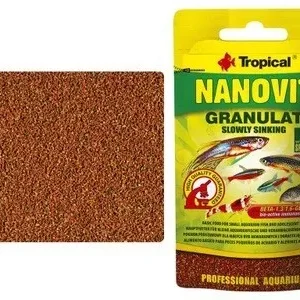 Tropical NANOVIT GRANULAT 10 gr. Zip-Bag -mangime in mini granuli