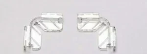 Appoggino angolare per vetri di spessore 5 mm, supporto per vetri o plexiglass di copertura acquario Dennerle - 1 pz