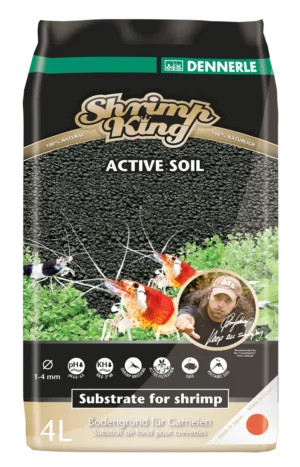 Dennerle Shrimp King Active Soil 1-4mm - 8L - fondo allofano per caridine cantonensis