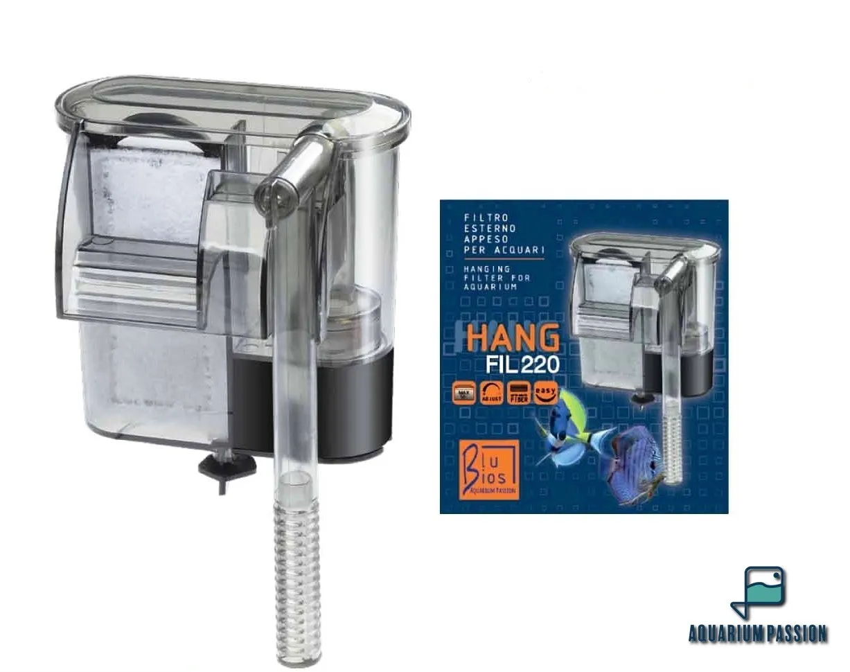 Blu Bios FILTRO a zainetto Hang Fil 220 lt/h per acquari fino a 25 lt