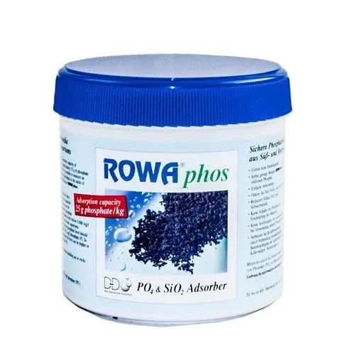 Rowa PHOS 500 gr – Resina Antifosfati e Antisilicati per acquario dolce, marino e reef