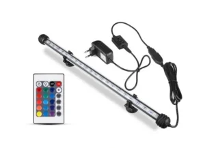 Barra Led 29 cm RGB sommergibile impermaible per acquario con telecomando