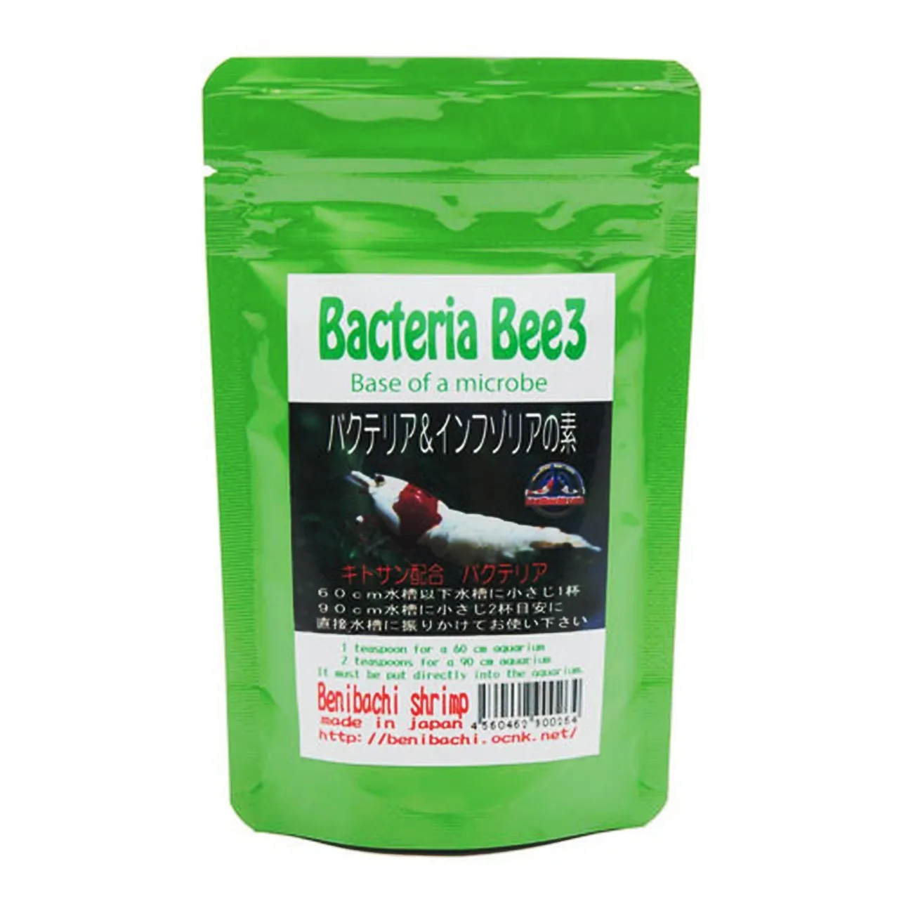 Benibachi Bacteria Bee3 30 gr - integratore di batteri, enzimi e chitosano per gamberetti