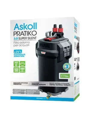 Askoll PRATIKO 200 Super Silent 3.0 - filtro esterno per acquari da 60 a 220 lt