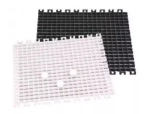 Ista Griglia per talee BIANCA modulo 30x30x1cm - griglia con fori per basette per coralli e talee