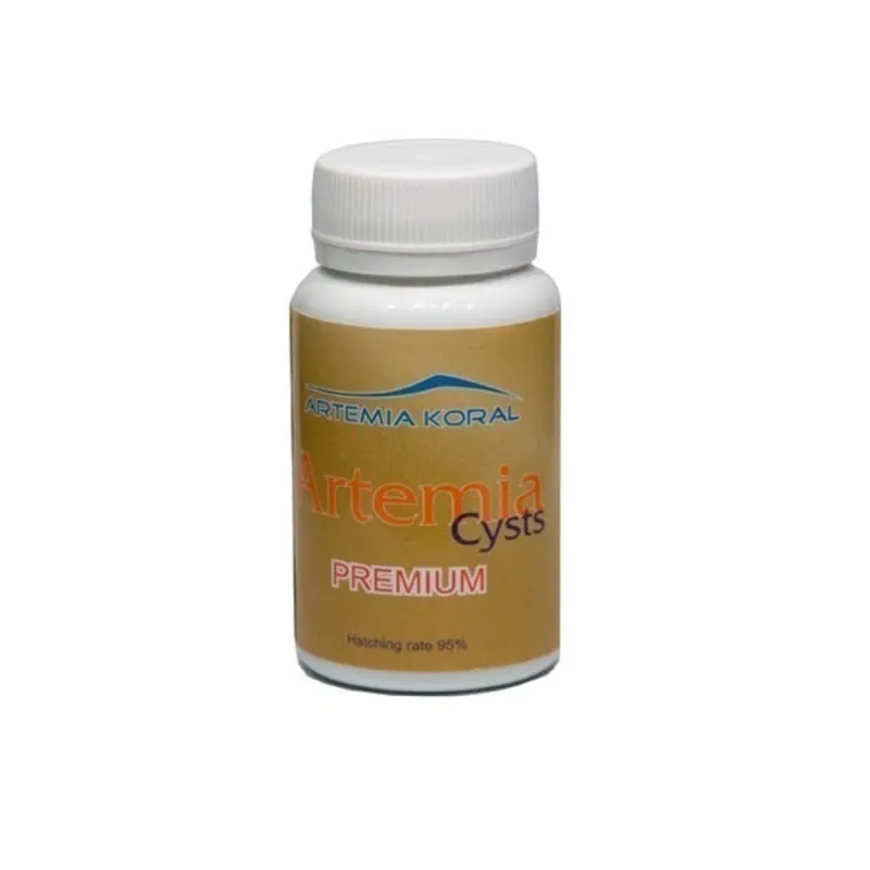Artemia Koral - 50 gr - Cisti di artemia da schiudere con percentuale di schiusa maggiore al 90%