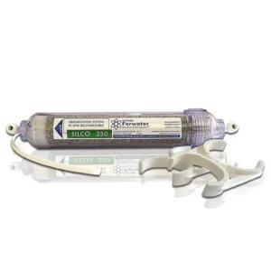 Forwater Silco 250 - kit post filtro completo di resine a viraggio di colore per fosfati, nitrati e silicati - impianto osmosi